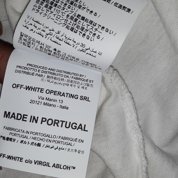 NWT MEN'S OFF-WHITE TAPE ARROWS T-SHIRT - Picture 2 of 13